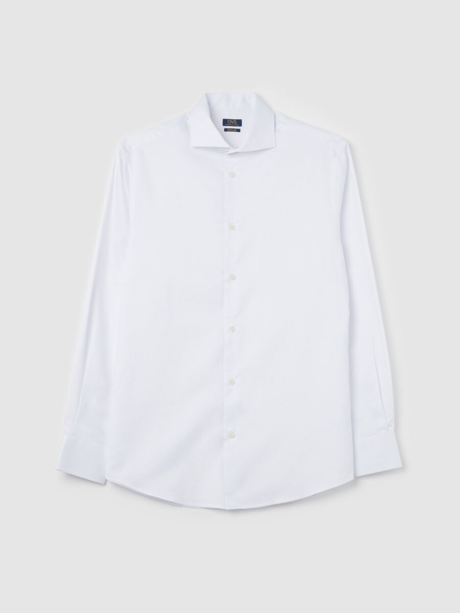 Regular-fit shirt in easy-iron cotton_4