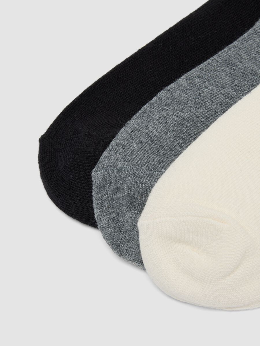 Five-pack of multicolour organic cotton-blend socks with ruffle trim_2