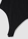 Black stretch fabric bodysuit with rhinestones, regular fit_2