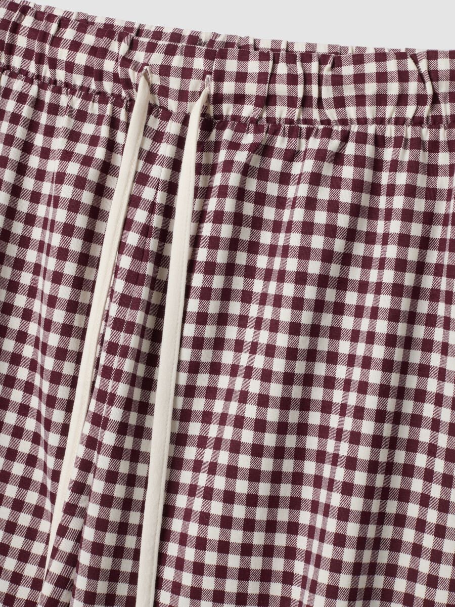 Pink pure organic cotton crew-neck pyjamas_5