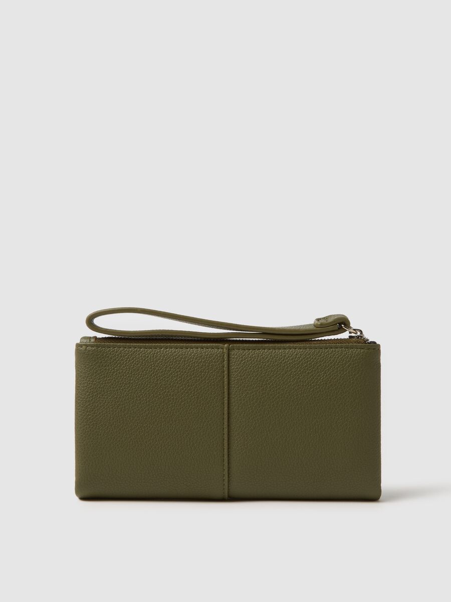 Green Wallet with Zip_1