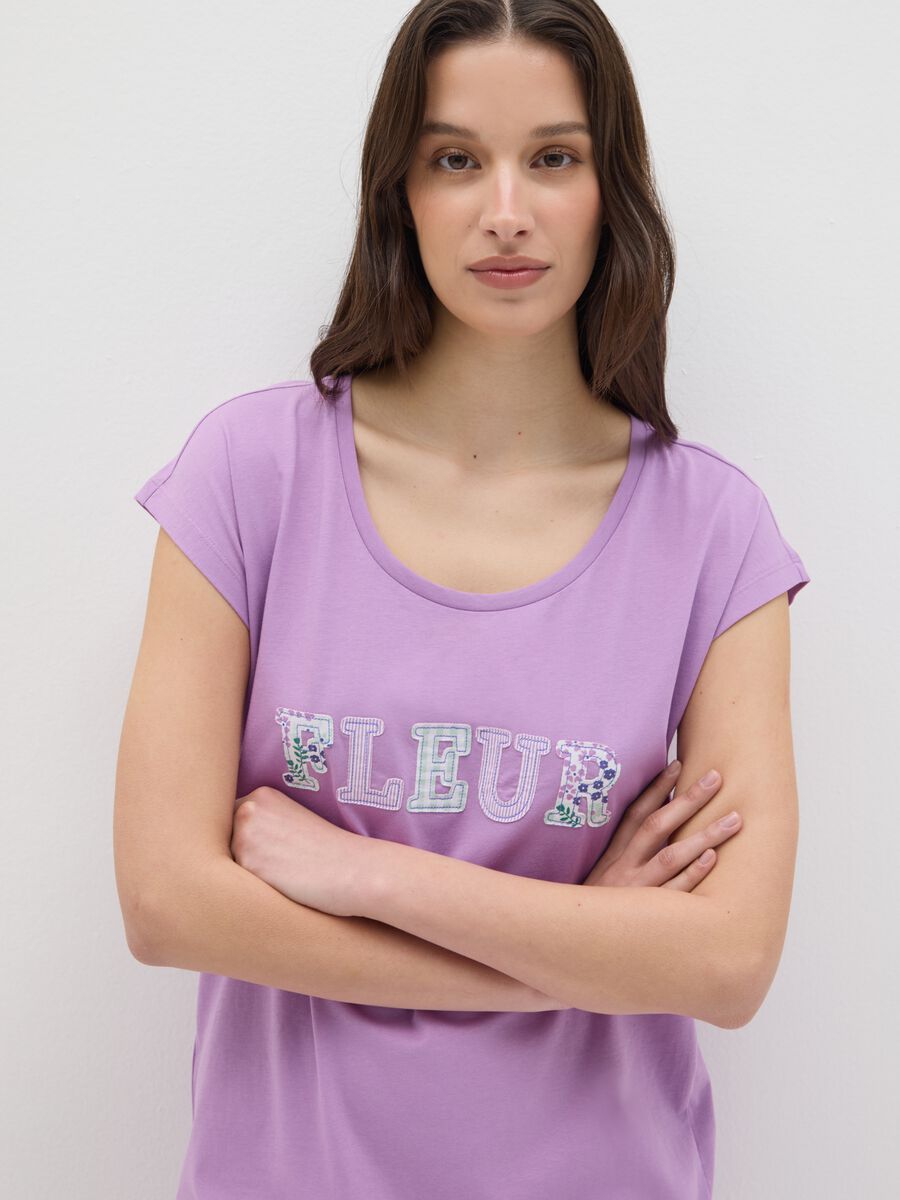 Purple cotton nightshirt_3