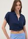Blue pure viscose regular-fit shirt_0