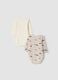 2-pack of ivory, ecru and brown pure organic cotton crew-neck bodysuits_1