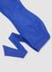 Top bikini a fascia blu in tessuto elasticizzato_5