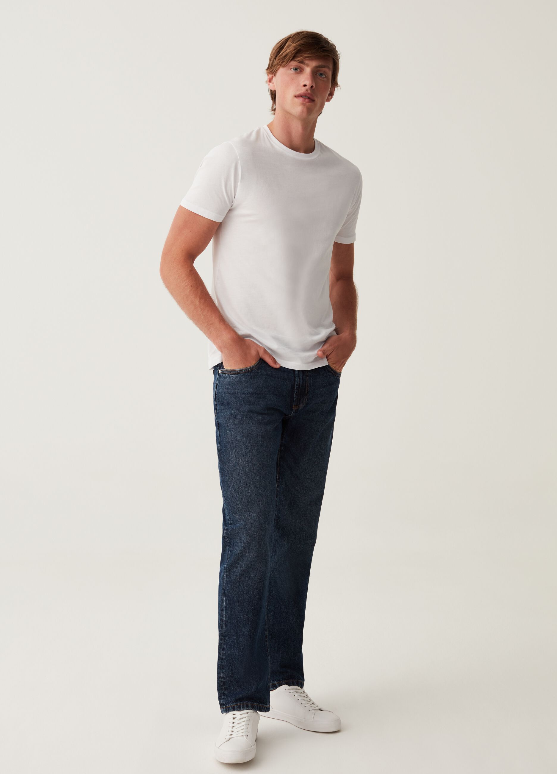 Jeans regular fit acid wash_0
