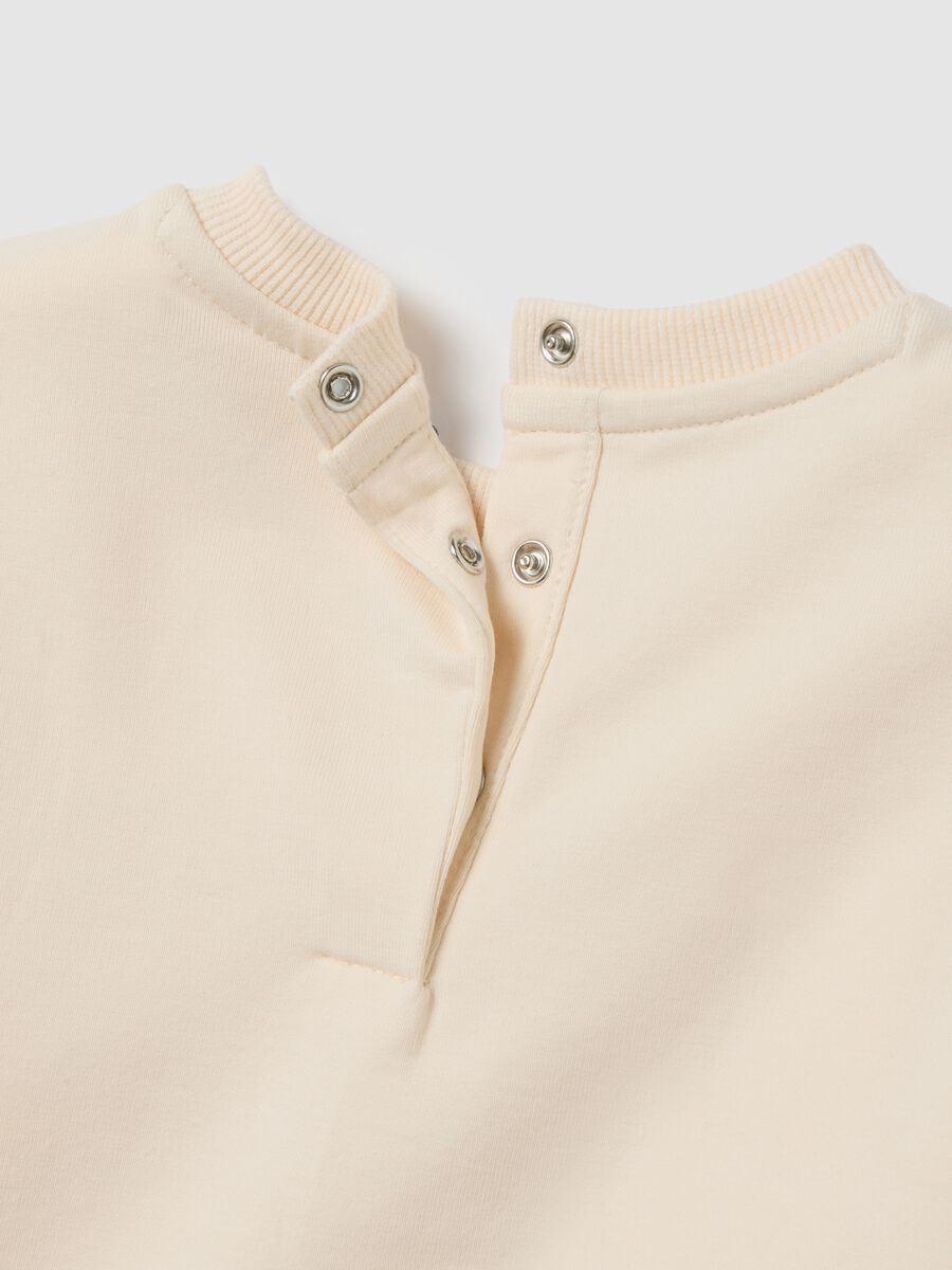 Set felpa pantalone multicolor da bimba in misto cotone regular fit_3