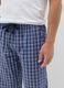 Pure Cotton Blue Regular Fit Pyjama Trousers_3
