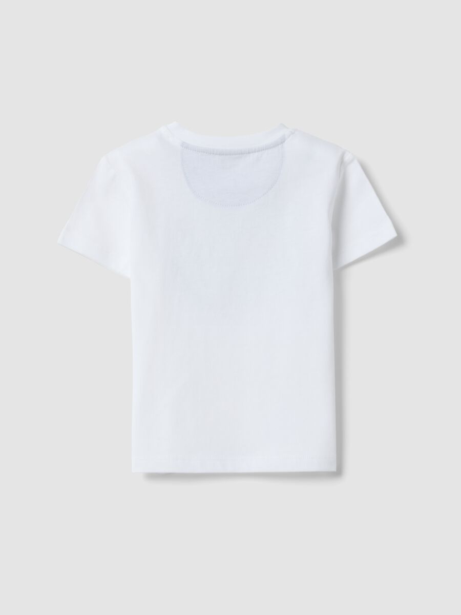 White pure cotton T-shirt with embroidered whale_1