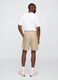 Cotton and linen blend shorts_2