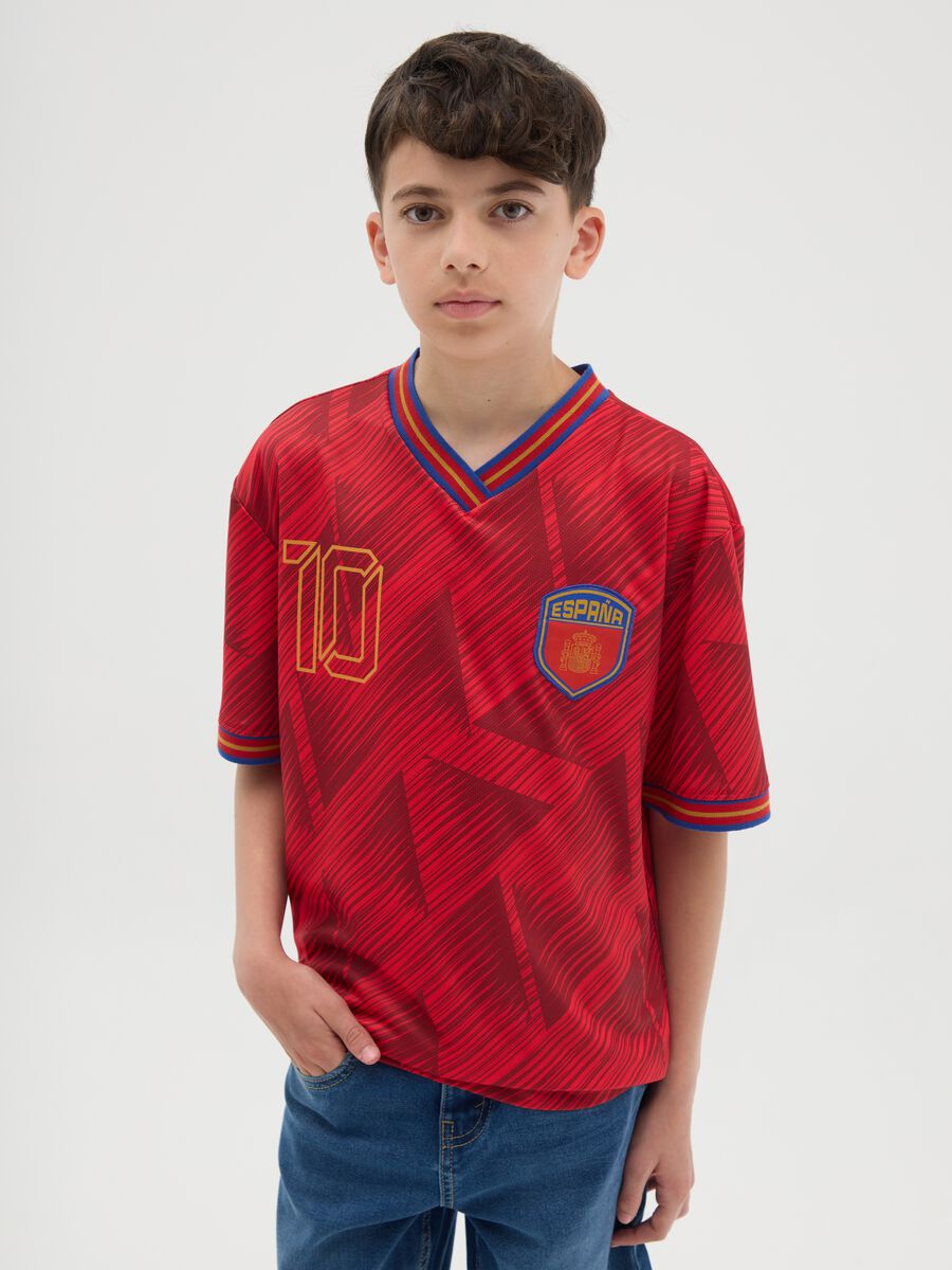 Kids' Spain Football Jersey_0