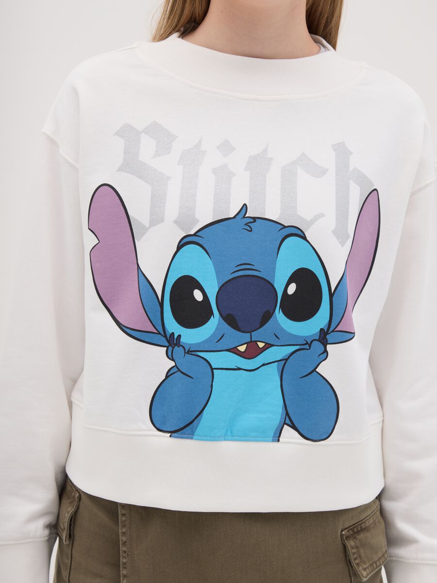 French Terry sweatshirt with Stitch print_2