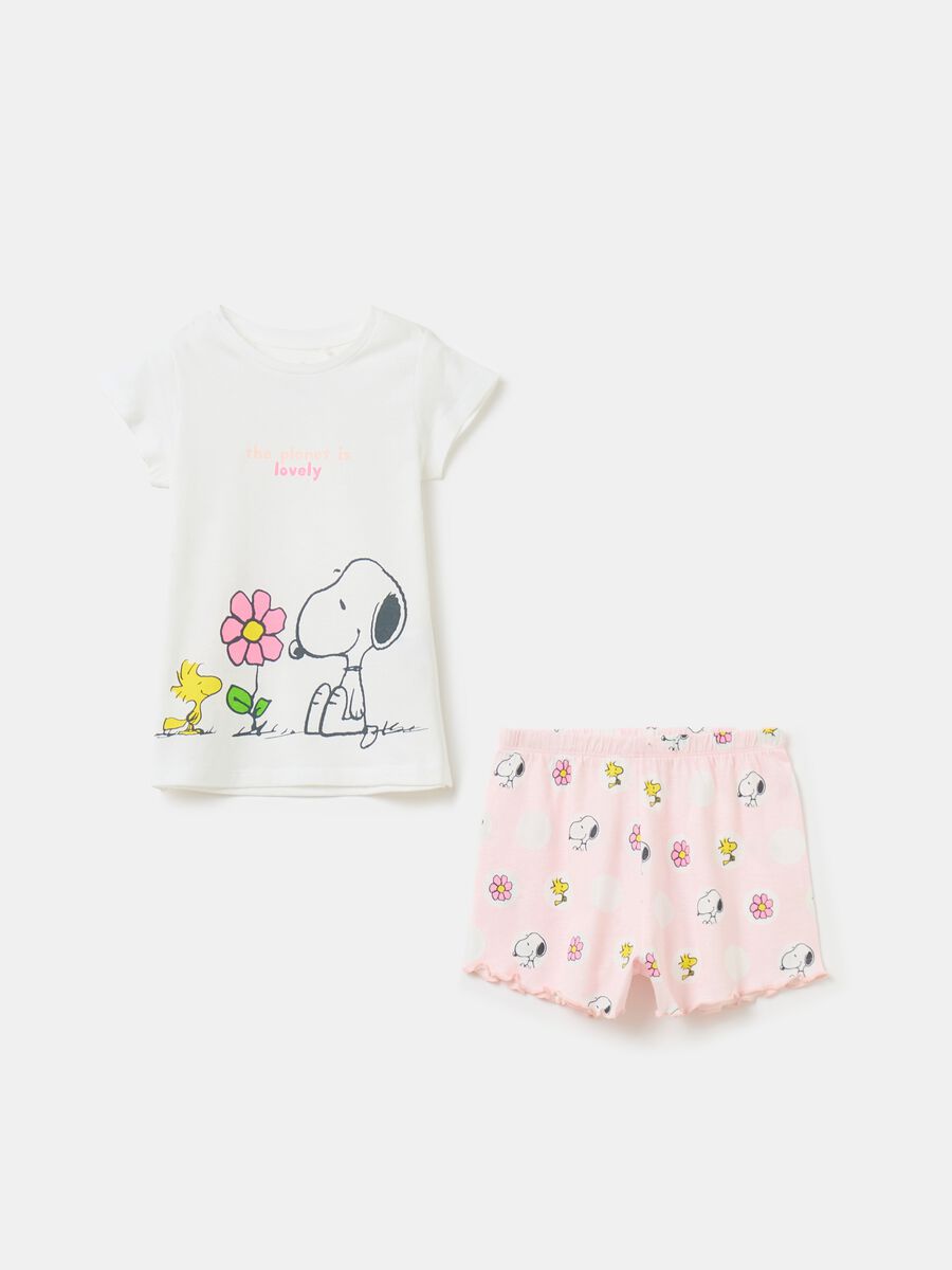 Organic cotton pyjamas with Snoopy print_0