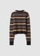 Multicolour regular-fit stretch wool cardigan_2
