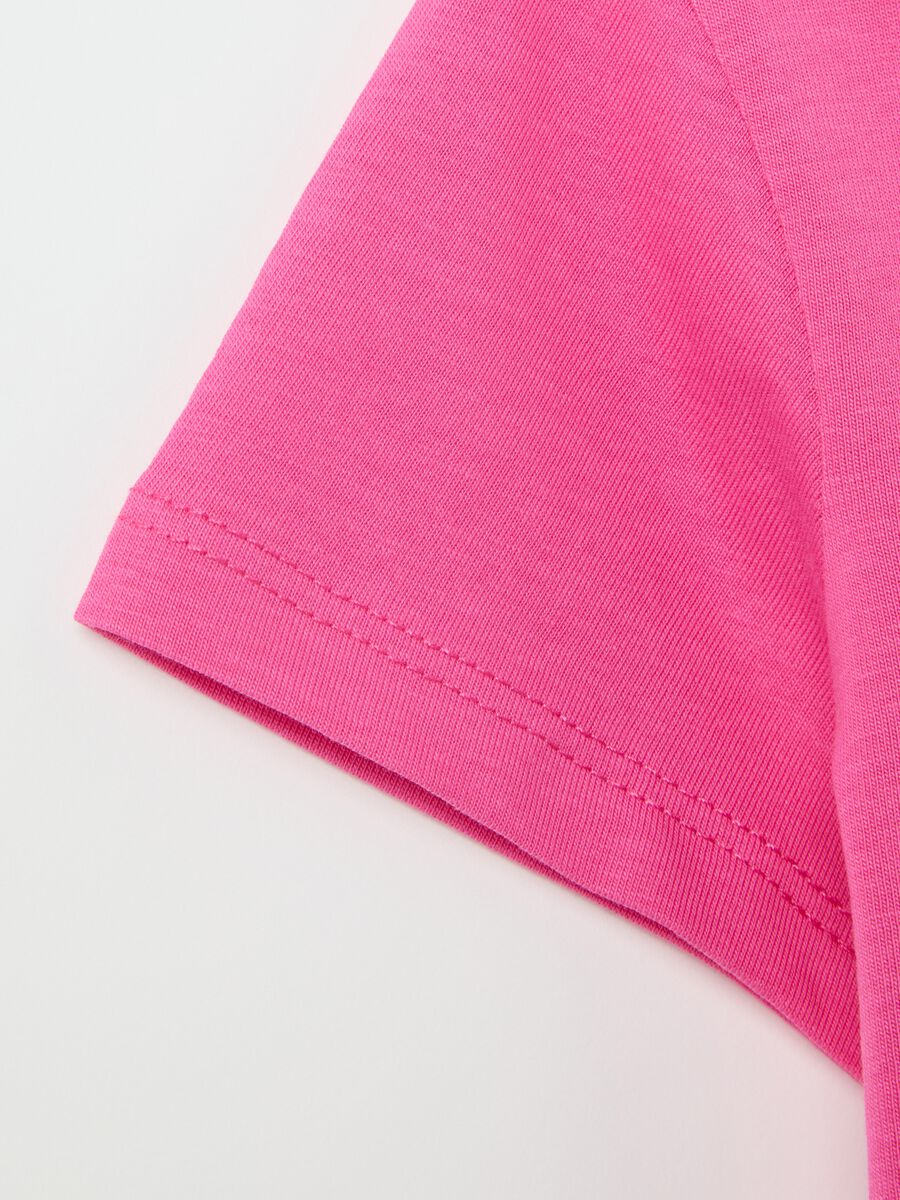 Pink organic cotton T-shirt OVS Kids_2