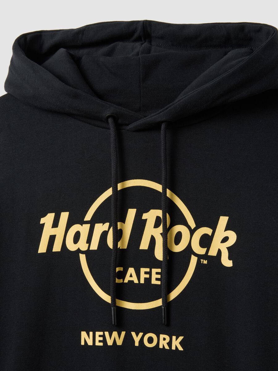 Black pure cotton sweatshirt regular fit Hard Rock Cafe NY_1