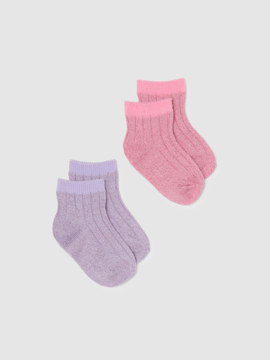Girls' Cotton Blend Multicolour Socks_0