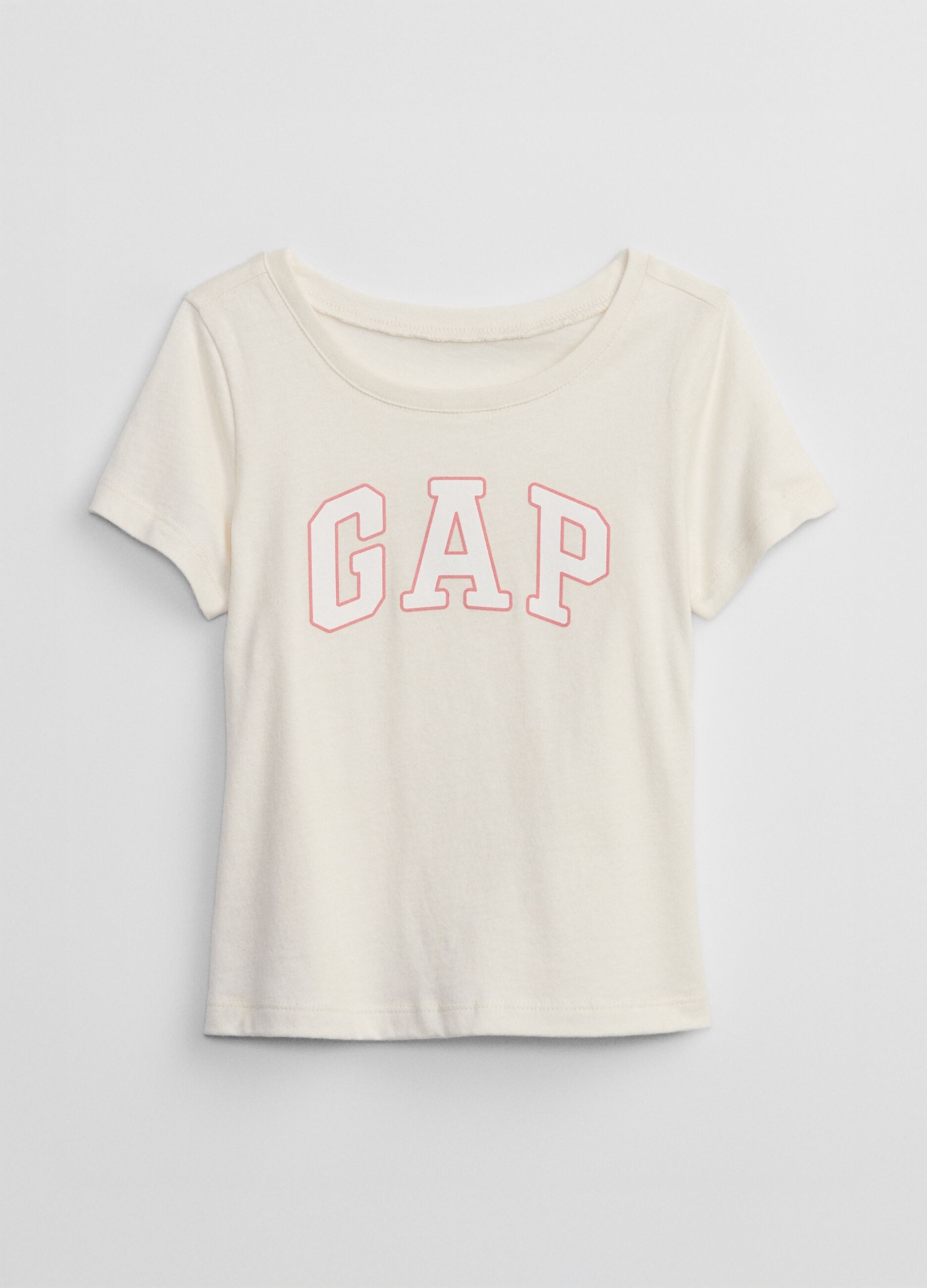 White cotton t-shirt for girls