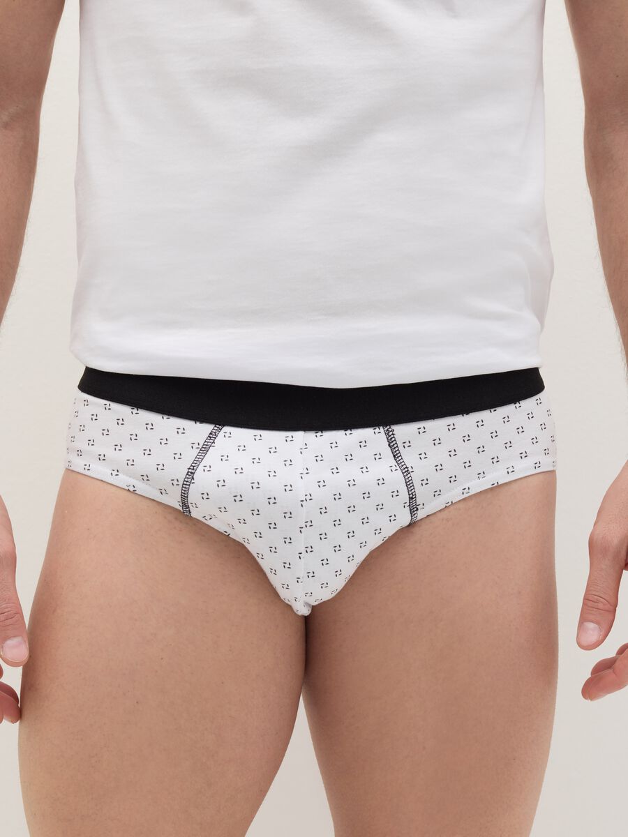 Patterned briefs in stretch cotton_1