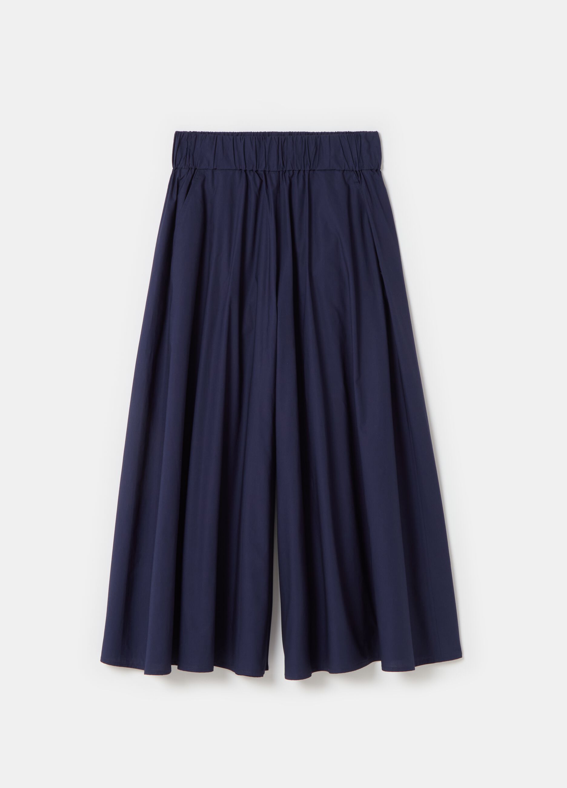 Gonna pantalone in popeline