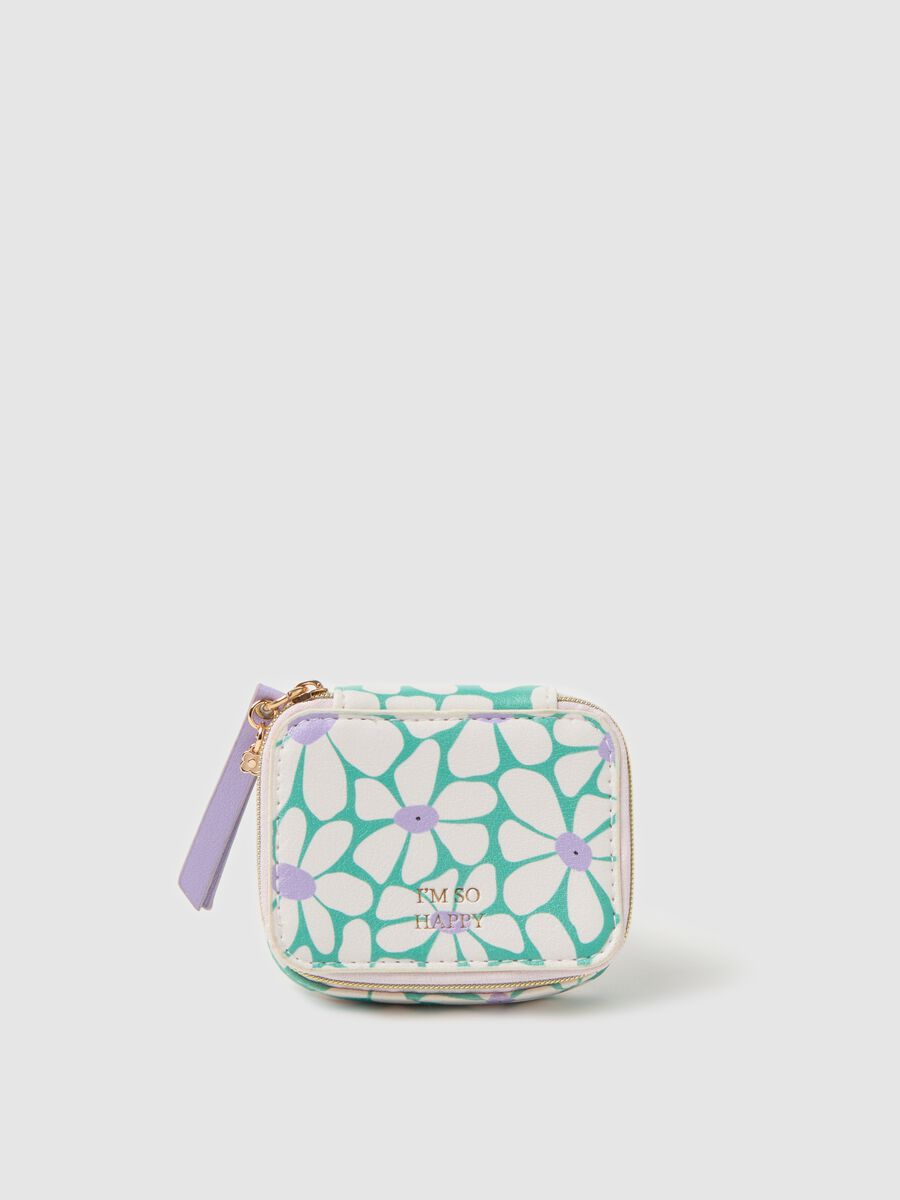 Pill box with print and zip_0