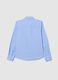 Boy's blue pure cotton regular fit shirt_4