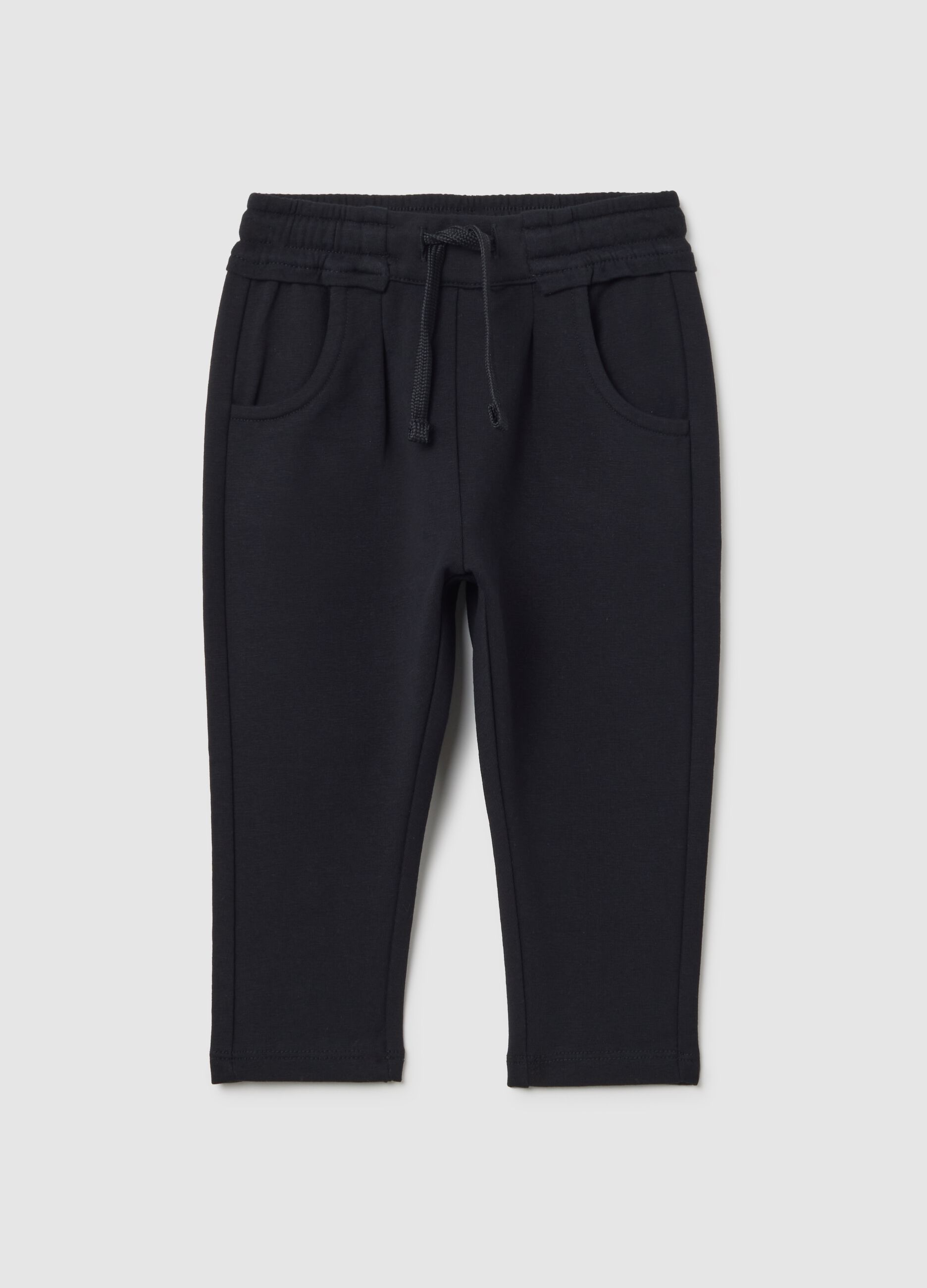 Stretch Black Trousers