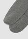 Tripack di calze alla caviglia grigie in cotone organico elasticizzato_2