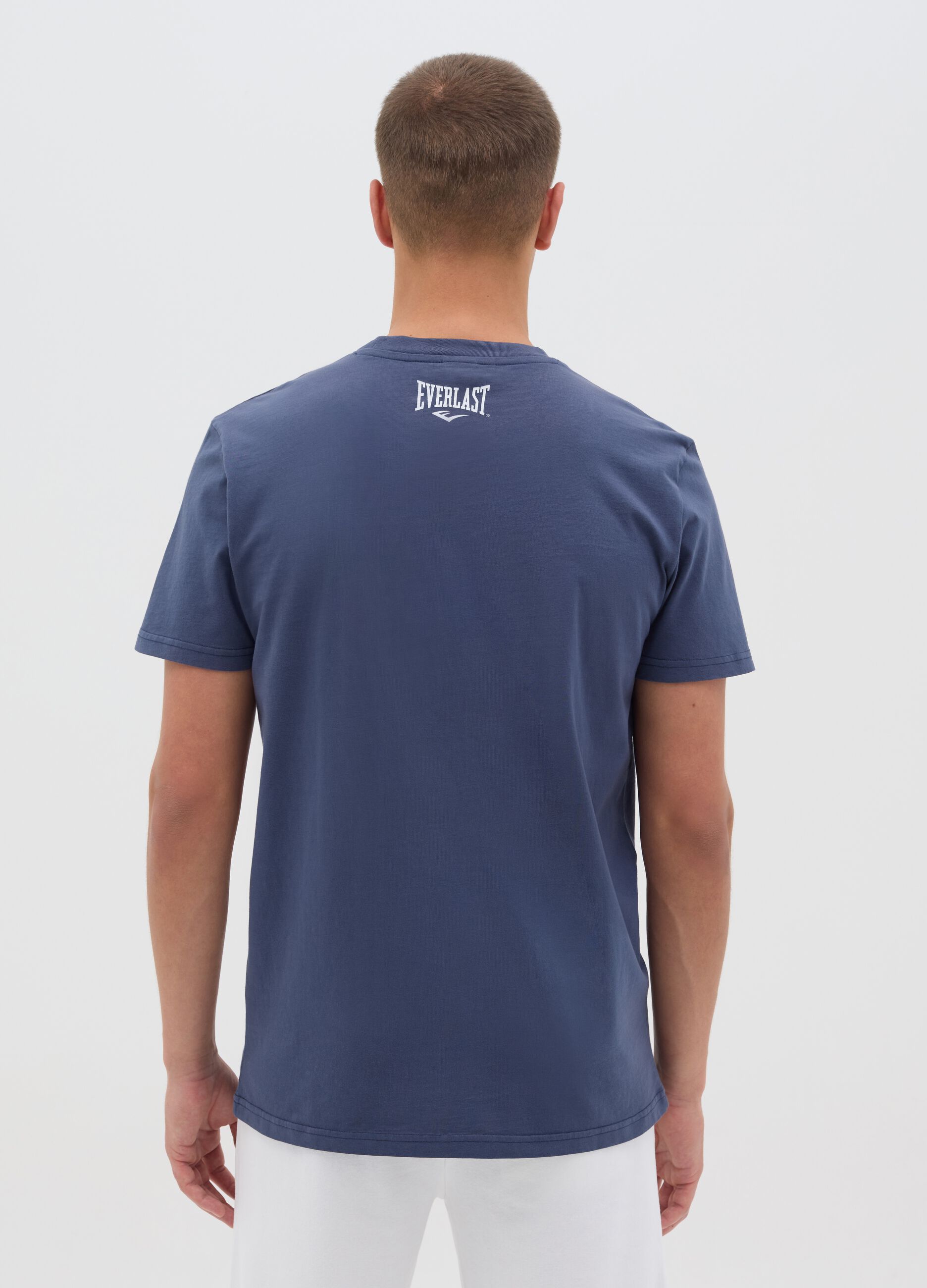 Navy Blue Everlast Cotton T-shirt