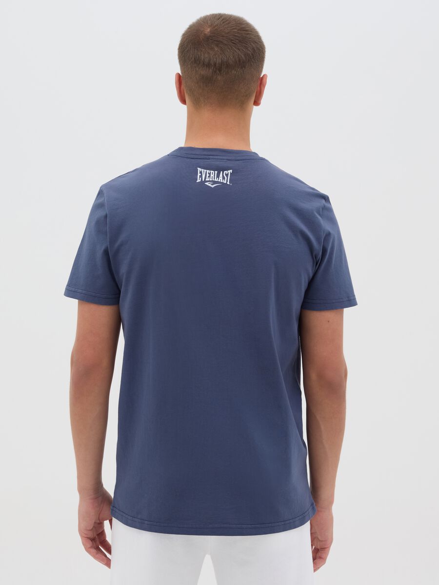 Navy Blue Everlast Cotton T-shirt_2