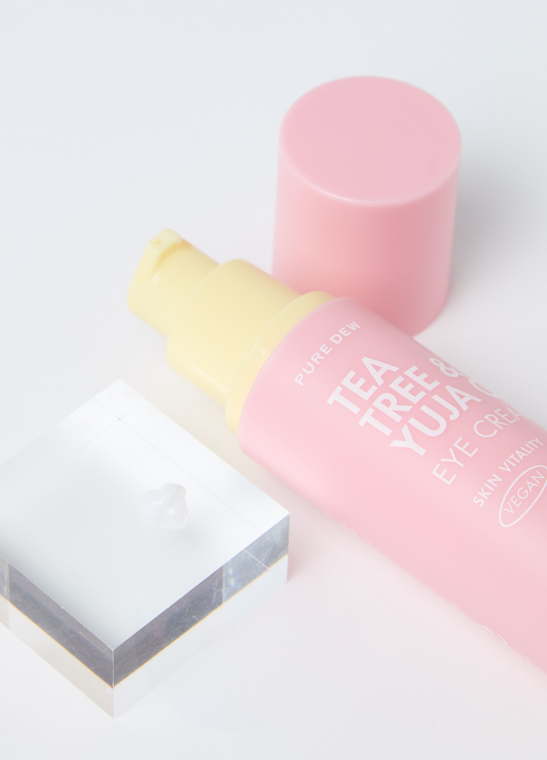 Pure Dew Tea Tree & Yuja C Vitality Eye Cream - Korean skincare