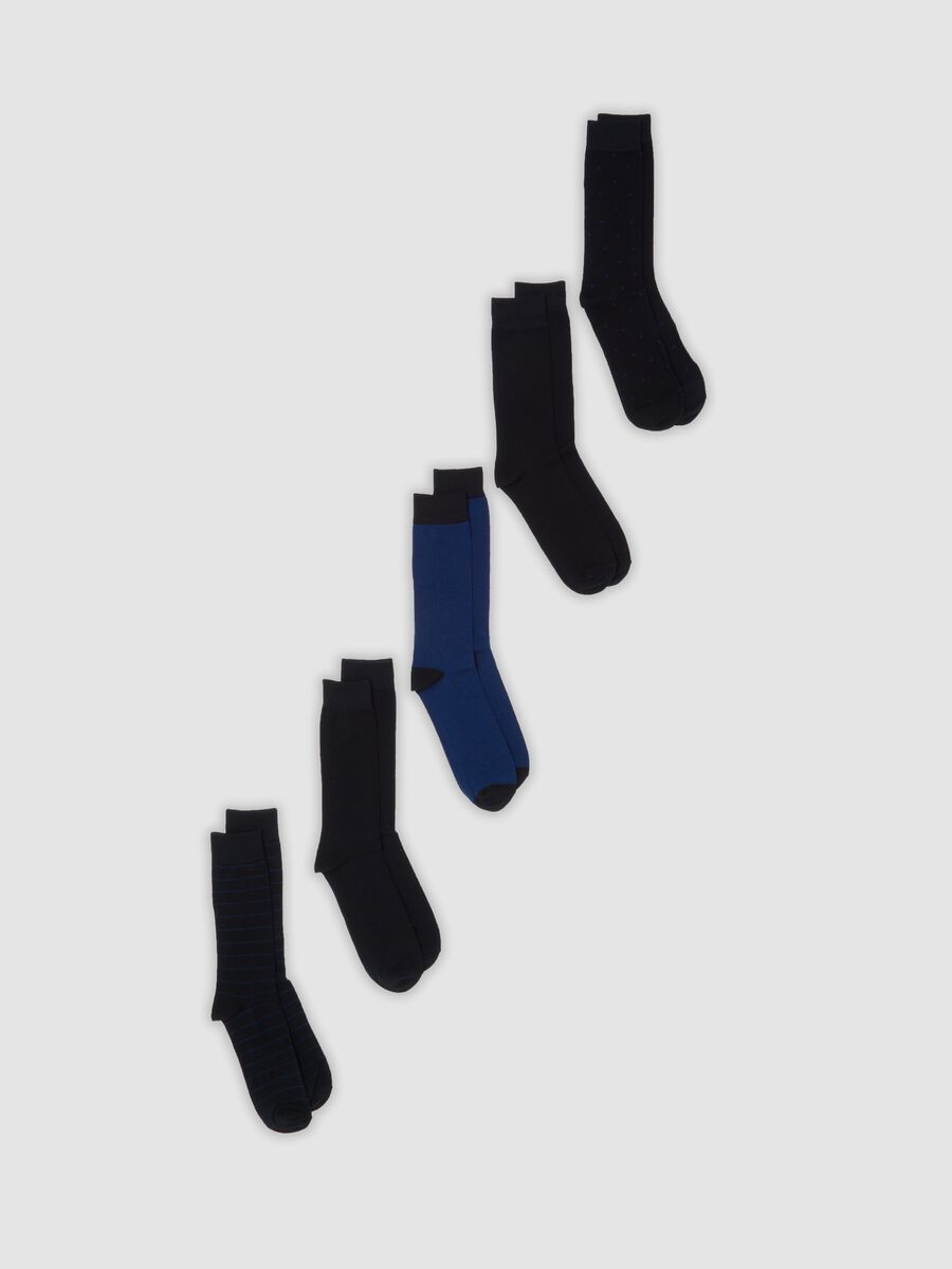 5-pack of organic stretch cotton mid-calf socks_0