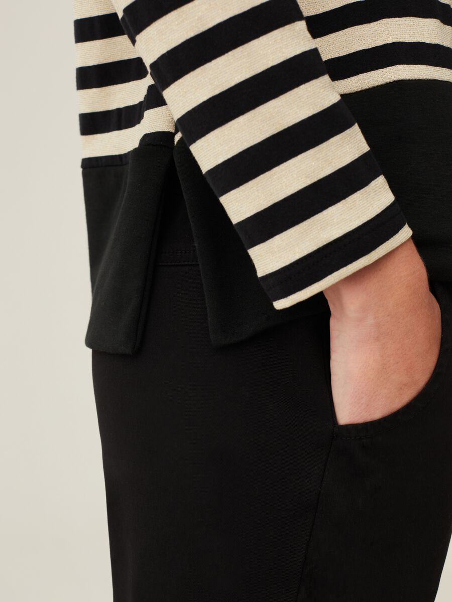 Maglia a righe con spacchetti_1