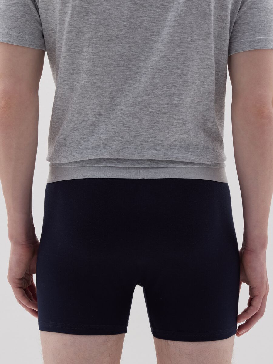 Three-pack midi boxer shorts with external elastic_3
