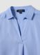 Camicia azzurra in pura viscosa con colletto classico regular fit_5