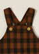 Brown newborn set with dungarees and t-shirt_3