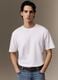 White Iconic Tee T-shirt in pure cotton relaxed fit_0