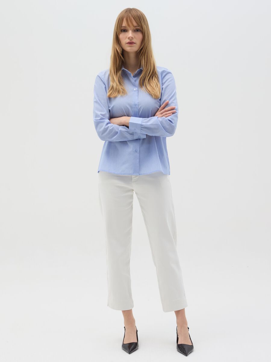 Shirt with striped pattern_1