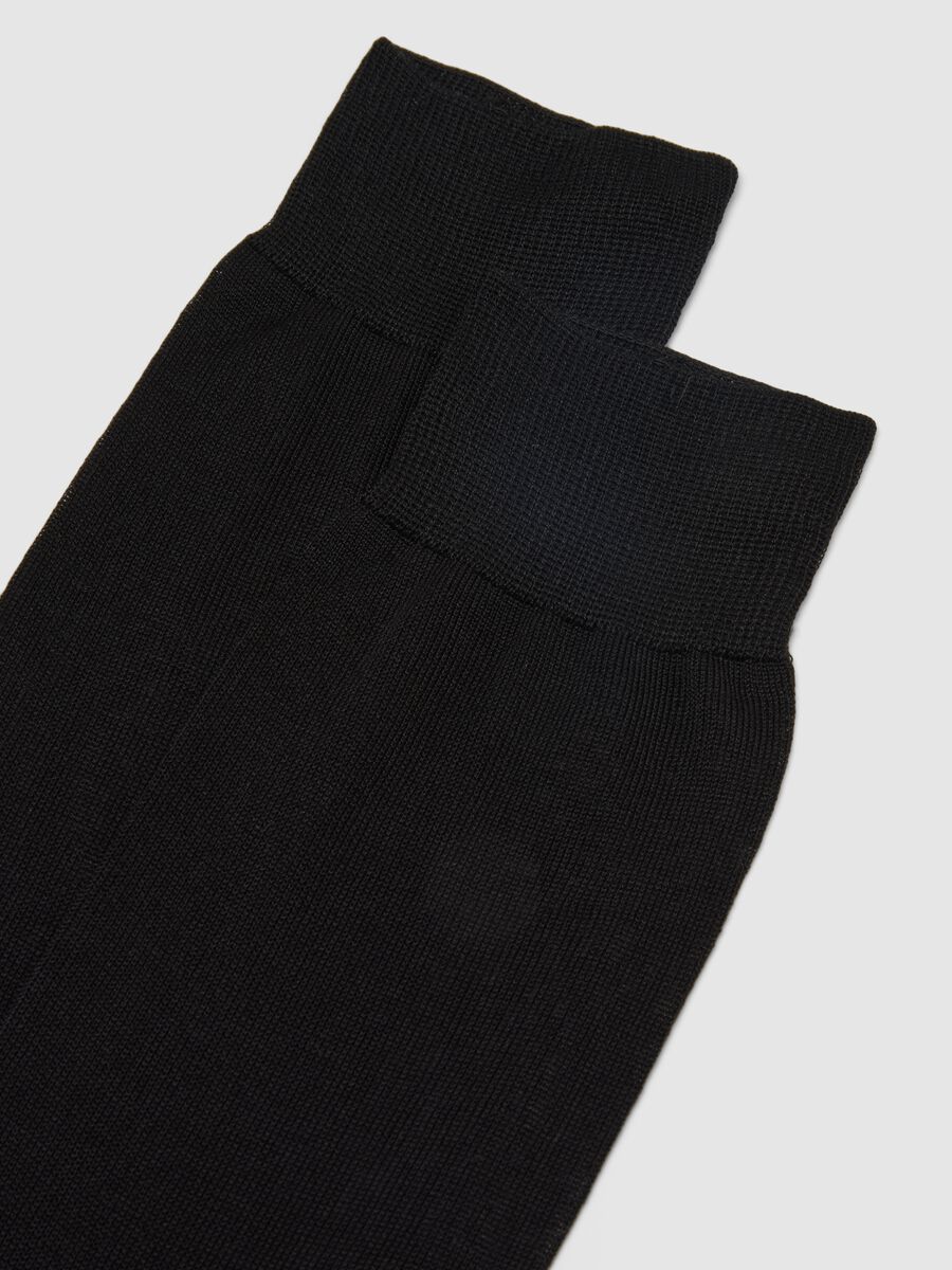 Triple pack of black pure cotton ankle socks with regular fit_2