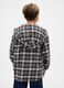 Grey Checked Cotton Shirt for Boys_1