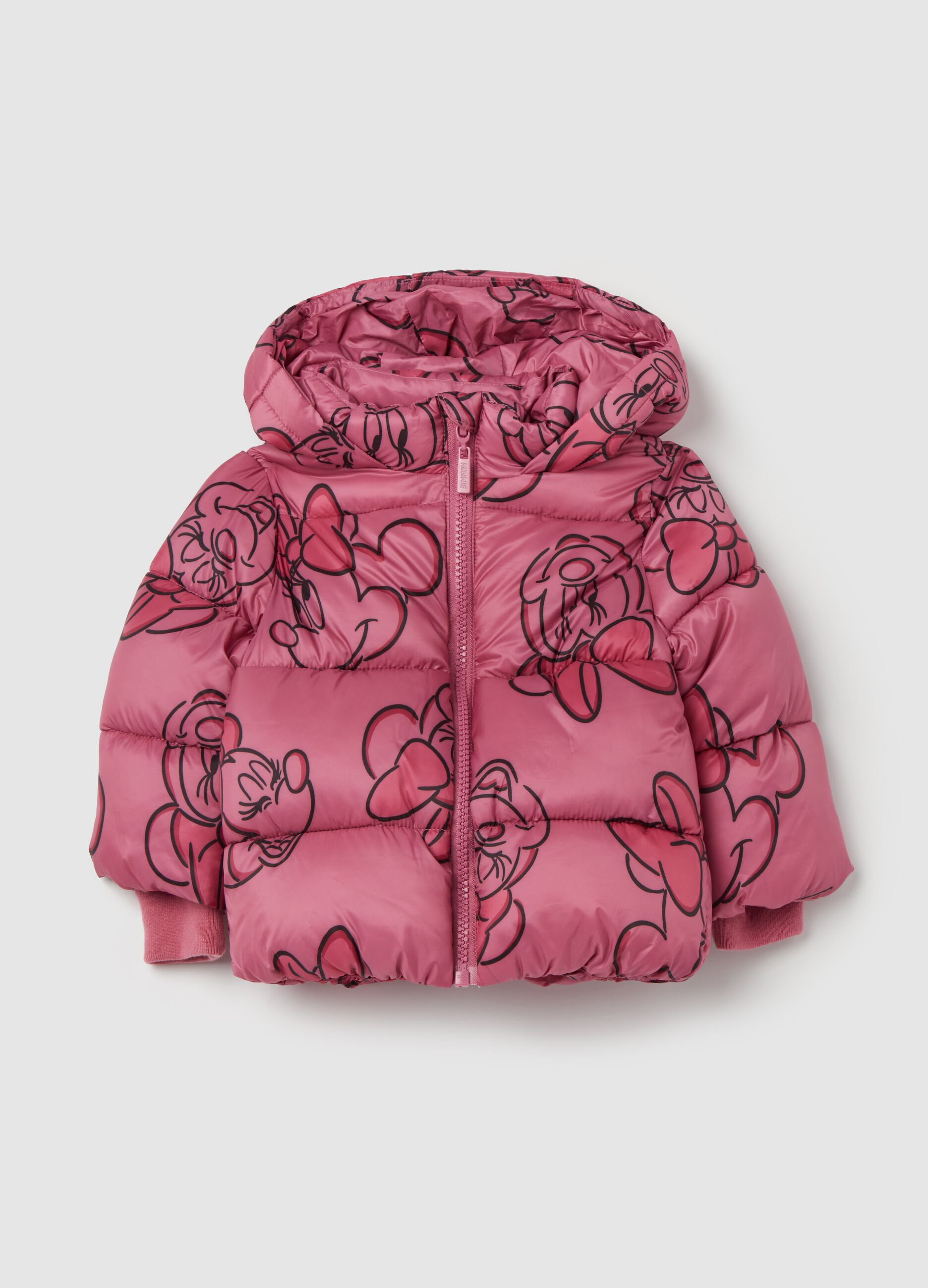 Piumino con cappuccio e stampa Minnie Rosa scuro FAGOTTINO da Bimba OVS