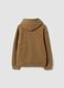 Light brown hooded sweatshirt, relaxed fit_1