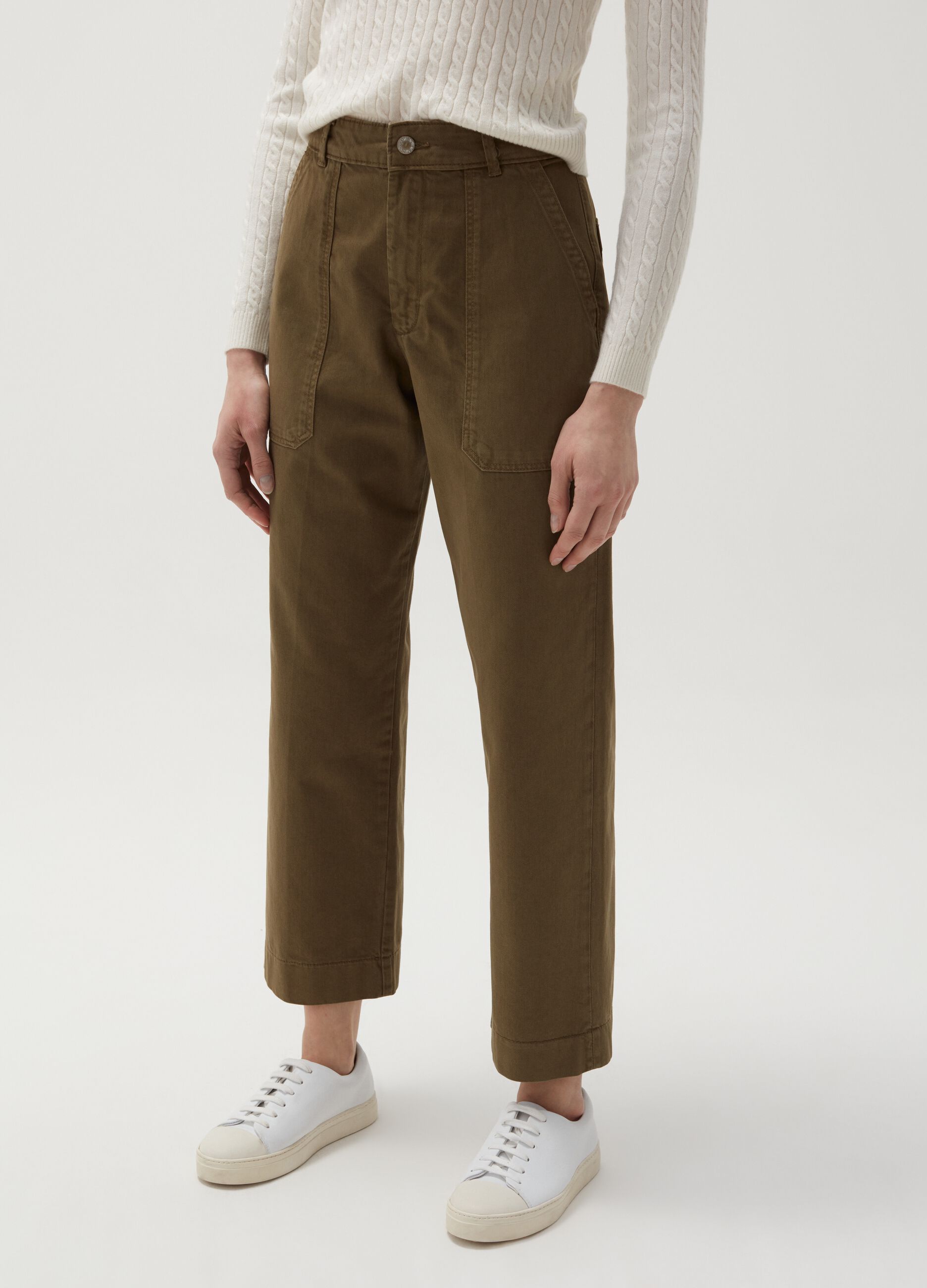 Pantalone cropped straight fit_1