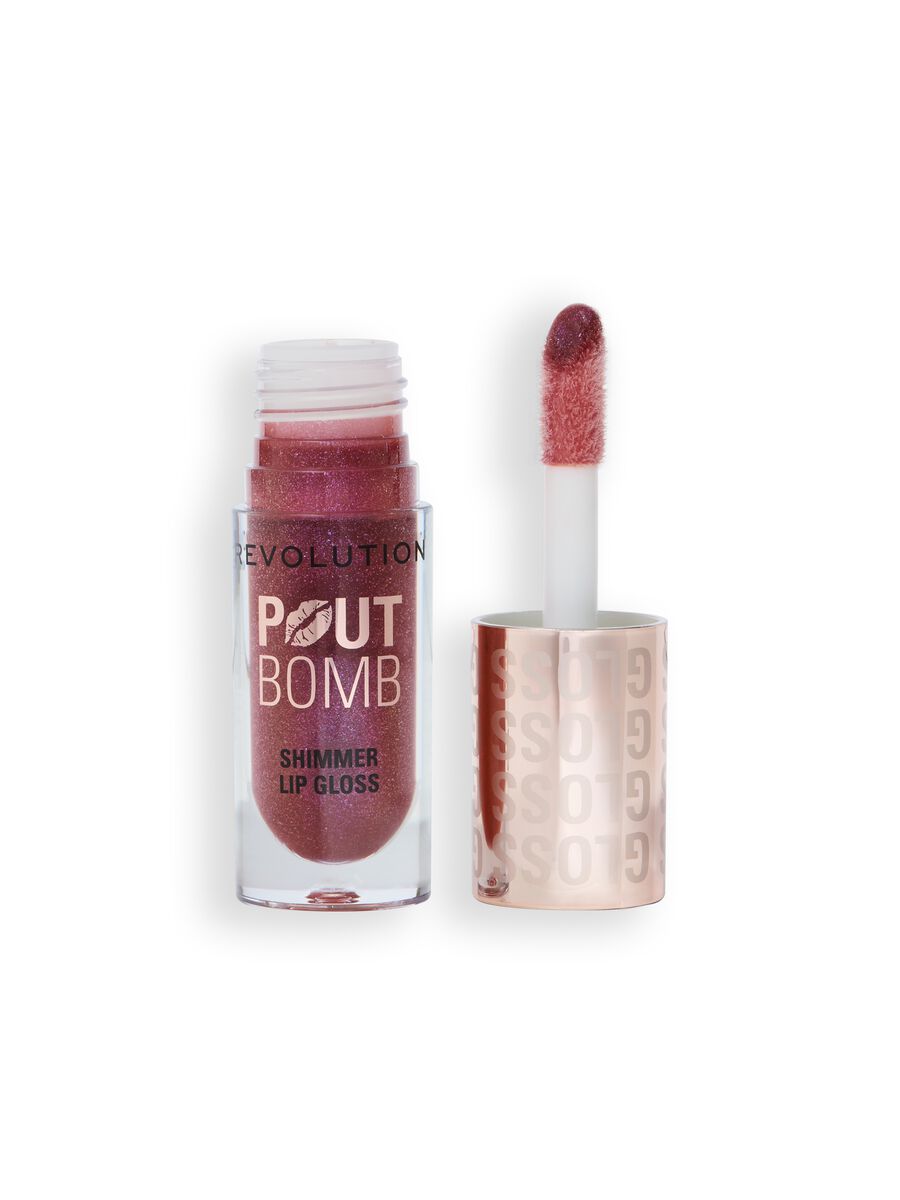 Revolution Pout Bomb Shimmer Gloss Berry Lustre_1