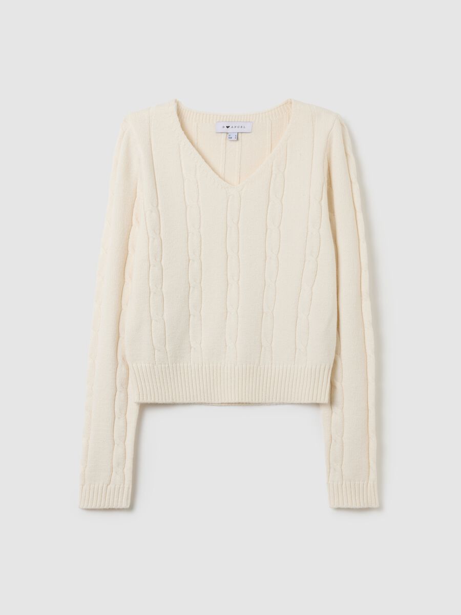 Beige Regular Fit Pullover_4