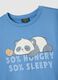 Blue cotton pyjamas for girls_2