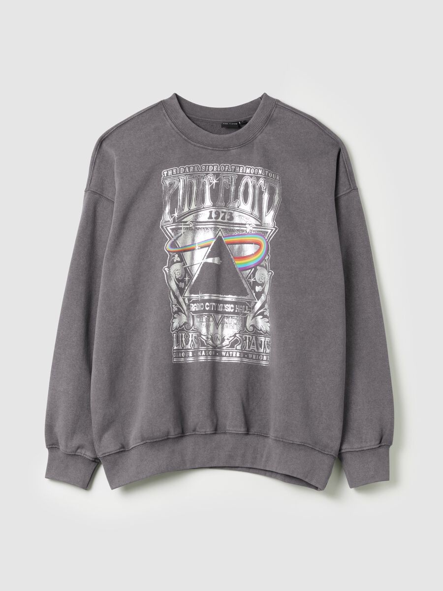 Oversized sweatshirt with Pink Floyd print_4