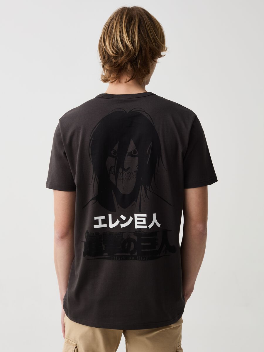 T-shirt with Eren Jaeger print_2