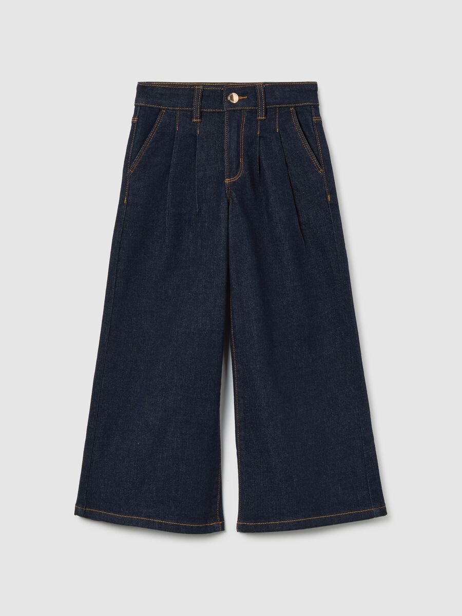 Blue Denim Regular Fit Kids' Jeans_3