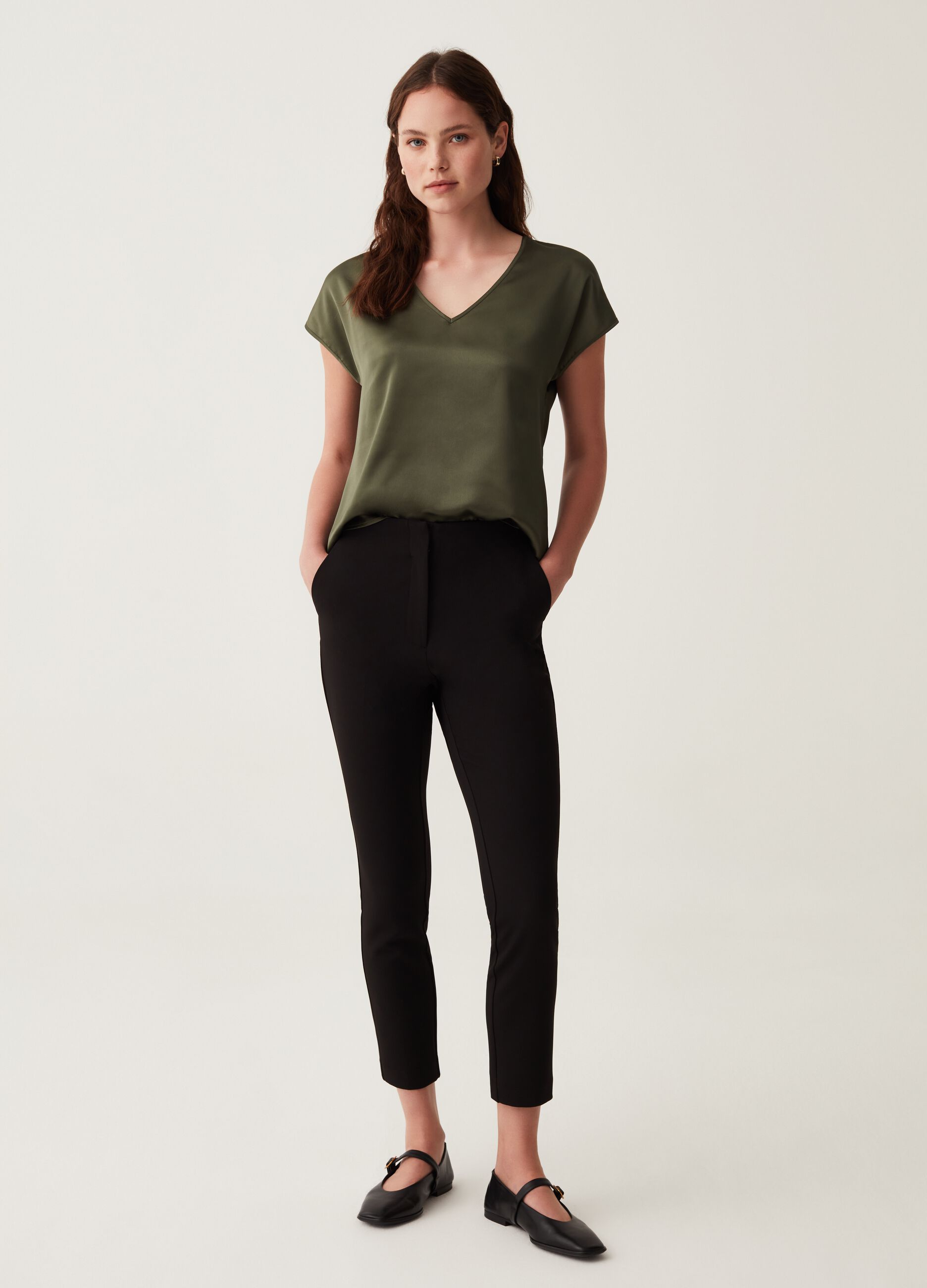 Pantalone a sigaretta stretch_0
